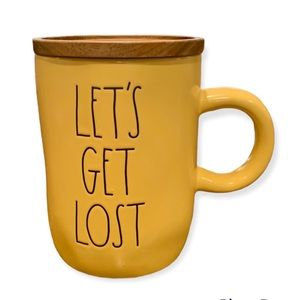 RAE DUNN COFFEE MUG AND LID NEW!